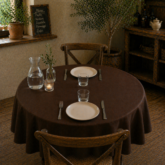 Immagine di TOVAGLIA TNT MARRONE mt.1x1