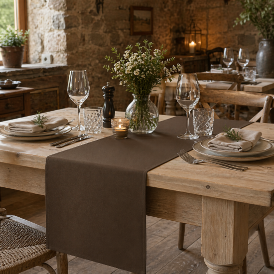 Immagine di TETE A TETE TNT MARRONE 50x120cm